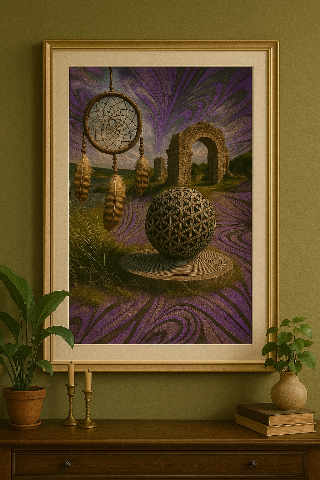 Visionary Sacred Geometry Art Print